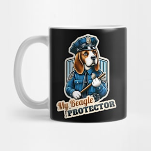 Beagle Police Mug